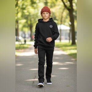 VOLCOM Friction Chino Youth Black Pants Boys
Size 26/ 12 Years